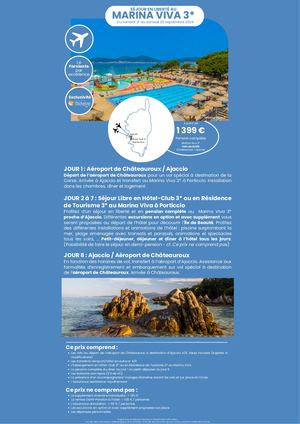 SÉJOUR LIBRE - FLYER CORSE