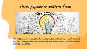Three Popular Inventions From The 1920s