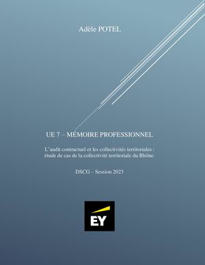 M.DSCG.2023.10 L’Audit contractuel et les collectivités territoriales : étude de cas de la collectivité territoriale du Rhône