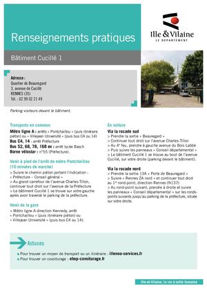 Fiche d'accès Cucille 1