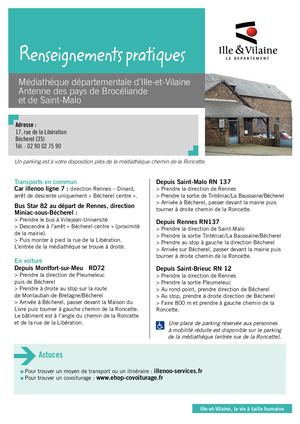 Fiche d'accès Mdiv Becherel