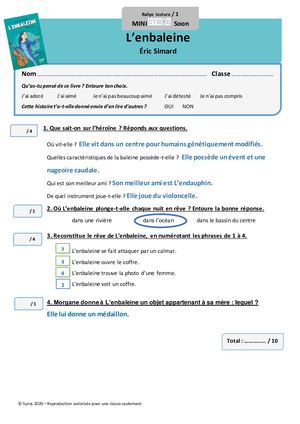 [2024] Humanimaux Corrigés Fiches Lecture Niveaux 1 Et 2