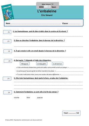 [2024] Humanimaux Fiches Lecture Niveau 2