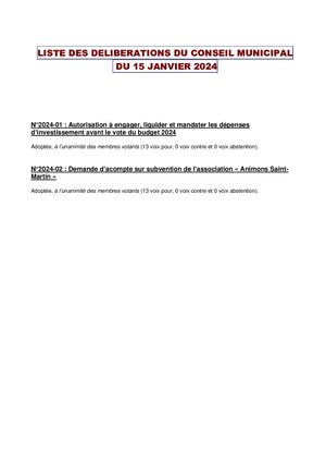 Cm20240115 Deliberations