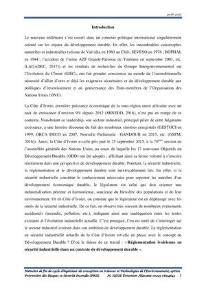 Memoire Securite Industrielle