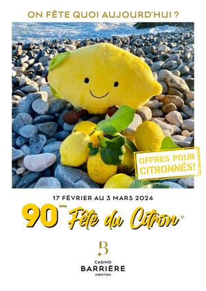 PROGRAMME DE LA FÊTE DU CITRON 2024