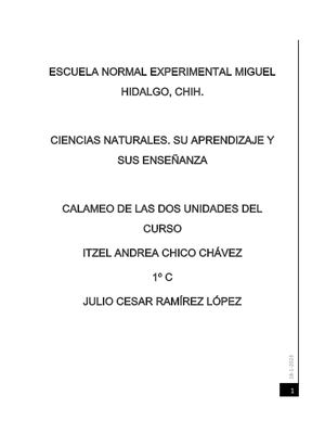 Ciencias Naturales Unidades