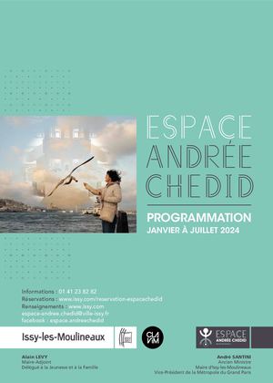 Programmation Espace Andrée Chedid Janvier Juillet 2024