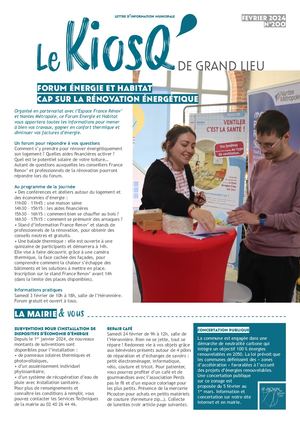 Kiosque Février 2024