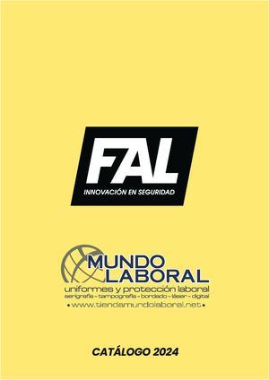 Catalogo Calzado de Seguridad | Fal Mundo 2024