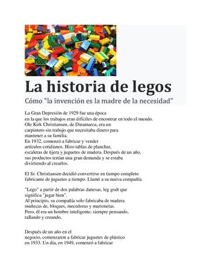 Historia De Legos