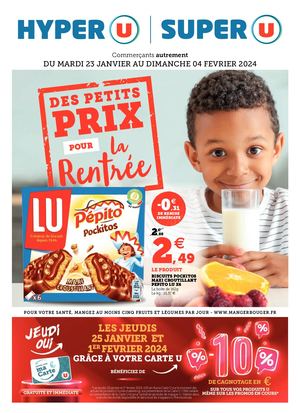 HYPER U LA CHATOIRE - DES PETITS PRIX POUR LA RENTRÉE