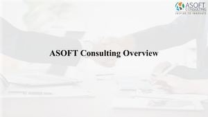 Asoft Consulting LLC