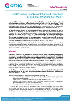 Avis D'expert - Qualité De L'air Et Chauffage Au Bois