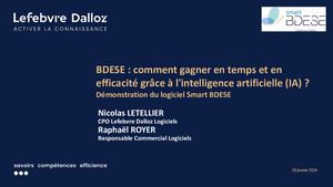 Webinaire - Smart BDESE IA