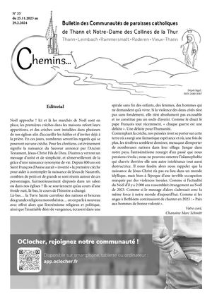 Chemins N° 35 Décembre Février 2024