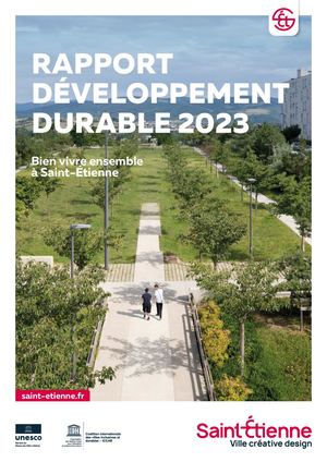 Rapport développement durable Ville de Saint-Étienne 2023