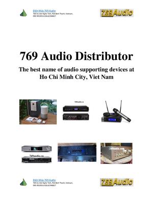 Best Audio Supporting Devices At Ho Chi Minh City In The Vietnam
