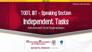 TOEFL IBT - Speaking Skills 3-4