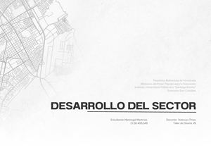 DESARROLLO DEL SECTOR - Mariangel Martinez