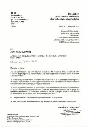 Lettre Jp Guilhaume 9000