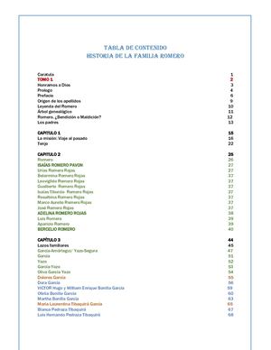 Tabla De Contenido De La (1)
