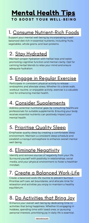 8 Mental Health Tips to Boost Your Well-being