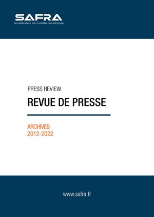 2- Revue De Presse Safra (2012-2022)