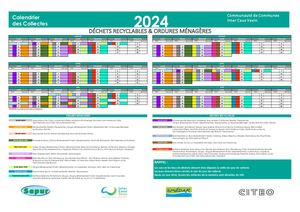 Calendrier De Collecte Inter Caux Vexin 2024