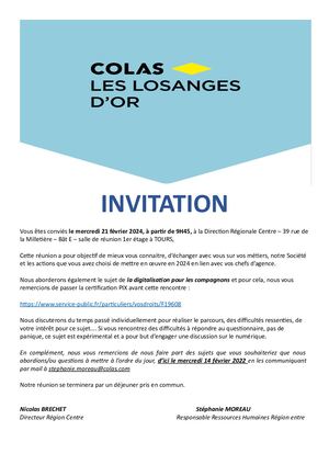 Invitation Losange d'or