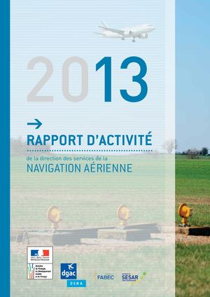 2013 DSNA Rapport d'activité