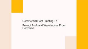 Commercial Roof Painting To Protect Auckland Warehouses From Corrosion