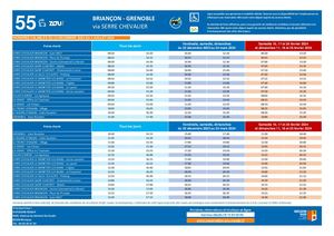 Ligne55 Briancon Grenoble Via Serre Chevalier Juil 2023