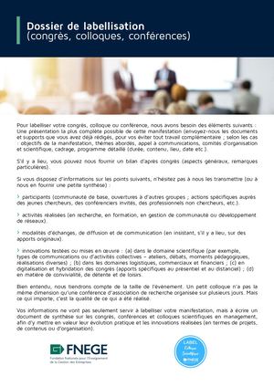 Dossier De Labellisation