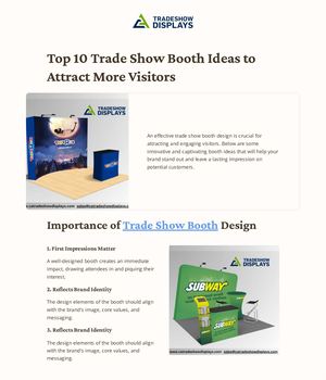 Selecting Trade Show Booth Ideas For Trade Shows California Edition Ca Trade Show Displays