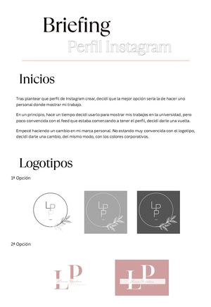 Briefing Instagram @luciparedes_photography