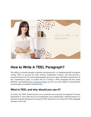How To Write A Teel Paragraph (1)