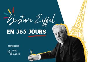 Calendrier de bureau fictif - Gustave Eiffel