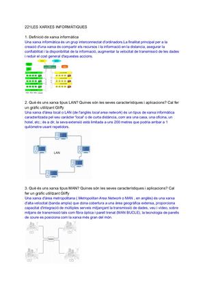 Les Xarxes Imformàtiques