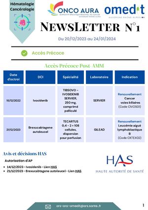 Newsletter Ac Ap N°1