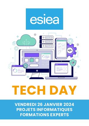 Calaméo - Tech Day Janvier 2024 Esiea