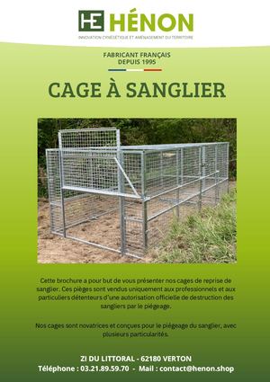 Cage Sanglier Henon