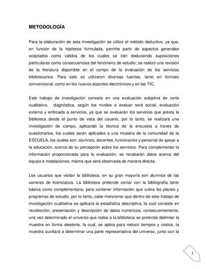 Metodología Ejemplo