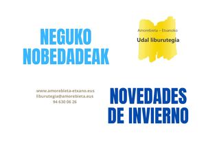 2024ko NEGUKO NOBEDADEAK * Novedades De Invierno 2024