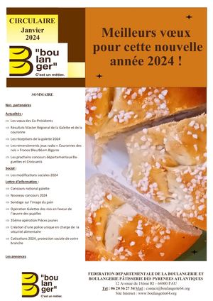 Circulaire Janvier 2024