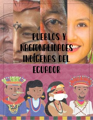 Pueblos Y Nacionalidades Indigenas Del Ecuador Revista