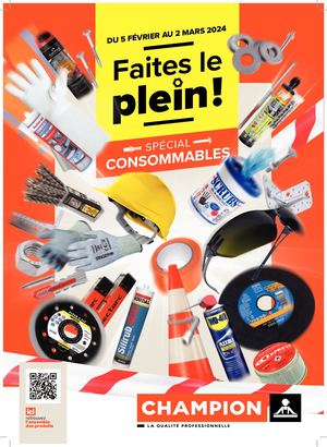 CHAMPION - Faites le plein ! Spécial CONSOMMABLES