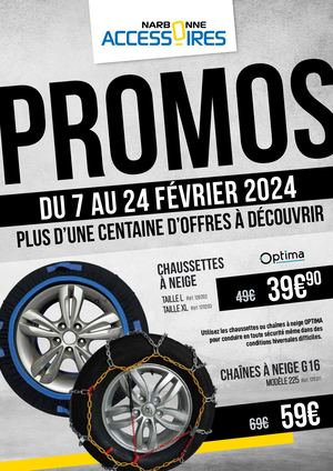 Promotion Narbonne du 07/01 au 24/02