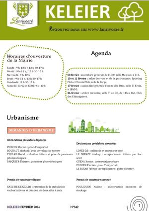 Keleier Fevrier 2024