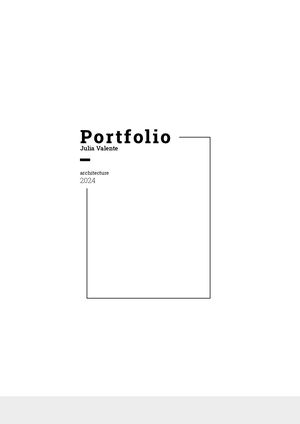 Cv+portfolio Julia Valente